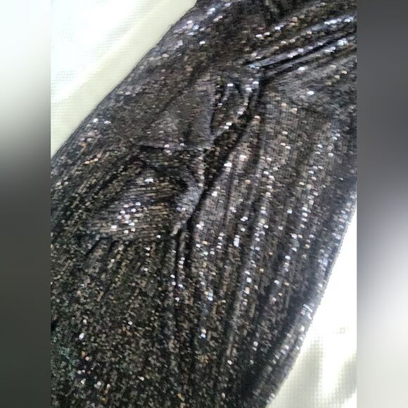 Eliza J sequin faux wrap dress festive new without tags - Picture 9 of 12